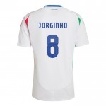 Günstige Fußballtrikots Italien Jorginho 8 Auswärtstrikot EURO 2024 Kurzarm
